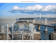 Tablet Screenshot of pacificeagleholdings.com